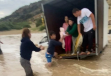 Грязевой поток накрыл несколько автомобилей с людьми в Мангистауской области (ВИДЕО)