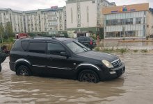 Месячная норма осадков выпала за сутки в Актау