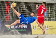 Павлодарские пляжные футболисты разгромили сборную Грузии на Евролиге-2022