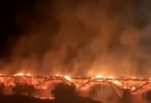 Самый длинный древний мост сгорел в Китае