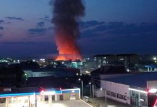 Мусорный полигон загорелся около Уральска (ВИДЕО)