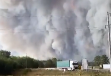 Пожар в Костанайской области: возникла угроза возгорания нефтебазы