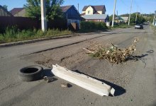 Ремонт встал: баррикады на незаконченных дорогах строят жители Петропавловска