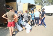 Излишки гуманитарной помощи погорельцам раздали нуждающимся в Костанае