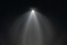 Жителей Усть-Каменогорска поразило необычное свечение в небе