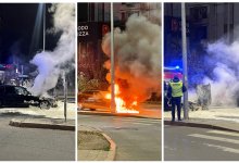 Четыре автомобиля загорелись за одну ночь в Астане (ВИДЕО)