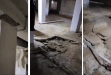 Шокирующие кадры разваливающейся школы из Жанаозена появились в Сети