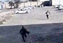 В Жанаозене полицейский пытался сбежать от своего коллеги из-за штрафа