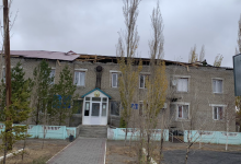 Крышу здания отдела образования унесло в Павлодарской области