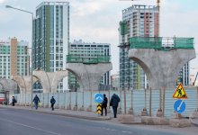 Монтаж балок ЛРТ завершат до конца года в столице