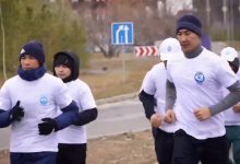 Активисты ОСДП провели "Марафон за Ауесбаева"