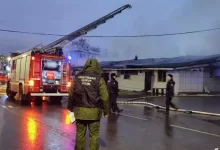 13 человек погибли в сгоревшем кафе в России