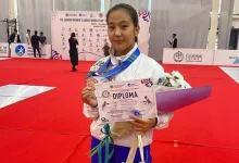 Казахстанская спортсменка Адема Серикбай завоевала бронзу Кубка мира по фехтованию