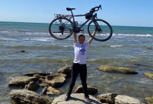 5 555 километров за 55 дней проехал веломарафонец из Караганды