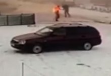 При взрыве на СТО в Петропавловске загорелась одежда на людях