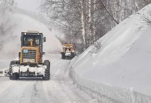 Лавина сошла на дорогу в ВКО