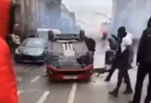 Масштабные беспорядки после поражения сборной начались на улицах Брюсселя