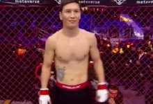 37-летний боксер из Казахстана выиграл дебютный бой в ММА