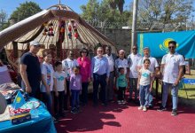 Казахскую юрту впервые представили в столице Африканского союза