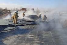 Частный детский сад загорелся в селе Кызылординской области