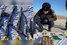 Схрон оружия обнаружили в лесополосе Конаева