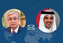 Токаев поздравил эмира Катара с Национальным днем