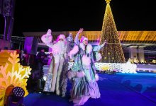 В Алматы зажгли огни на главной новогодней елке (ФОТО)