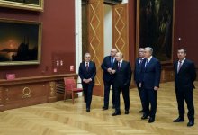 Государственный Русский музей посетил Токаев в Санкт-Петербурге