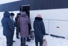 57 человек застряли на трассе из-за снегопада в Туркестанской области