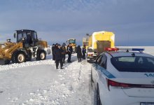 Временно закрыты 65 участков автодорог в Казахстане из-за непогоды