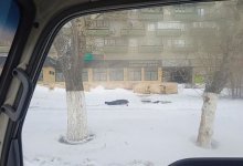 Труп неизвестного мужчины обнаружен на снегу в центре Караганды