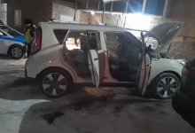 Неизвестные сожгли машину журналистки Динары Егеубаевой в Алматы