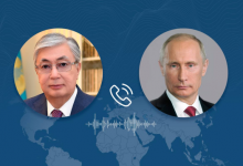 Токаев поговорил с Путиным по телефону