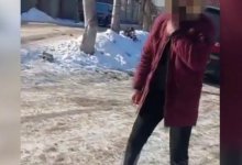 Появилось подробное видео с угонщиком, перерезавшим себе горло в Алматы