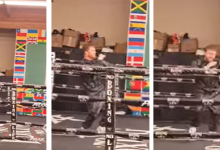 Танцующего под казахскую песню Сауля Альвареса сняли на видео