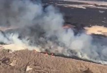 Атырау затянуло гарью: полыхает побережье Каспия (ВИДЕО)