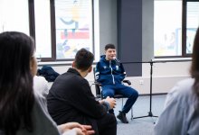 "Кедергісіз келешек": в Астане прошла встреча известного паралимпийца со студентами