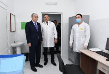 Касым-Жомарт Токаев посетил районную больницу в Жамбылской области