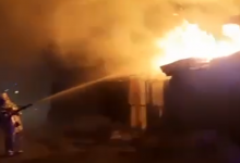 Утечка газа стала причиной пожара в банном комплексе в Семее (ВИДЕО)