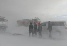 Около 800 человек спасли из снежных заносов за выходные в Жамбылской области
