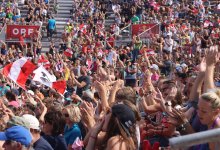 Парад нарушителей: болельщиков “Каспия”, мешавших движению, оштрафовали в Актау (ВИДЕО)