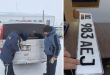 Россиянин ездил с подложными номерами в Актюбинской области