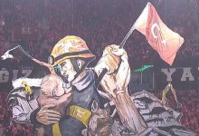 Турецкие фанаты поблагодарили спасателей Казахстана перед матчем Лиги Конференций