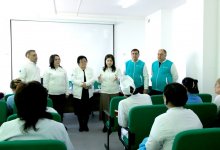 Кандидаты в депутаты областного маслихата работают вместе с медиками