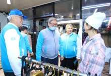Аманатовцы посетили торговый центр “Айрылмас” в Жамбылской области