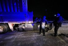 Двух человек госпитализировали после ДТП на трассе в Павлодарской области