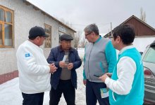 Партийцы пообщались с сельчанами Жамбылской области
