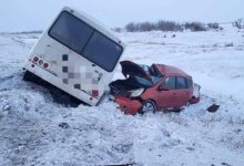 Сразу два смертельных ДТП произошли из-за гололеда в Карагандинской области