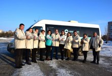 Кандидаты в депутаты провели передвижную комплексную агитацию в городе Рудном