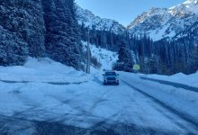 Блокпосты установили в горах Алматы